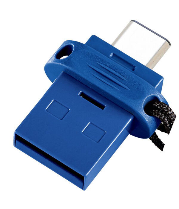 Verbatim Dual - USB-Stick 3.0 64 GB - USB-C / USB-A - Blauw - Afbeelding 3