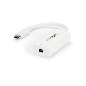 StarTech.com USB-C naar Mini DisplayPort Adapter - 4K 60Hz - Wit - USB 3.1 Type-C naar Mini DP Adapter - Verbeterde versie is CD
