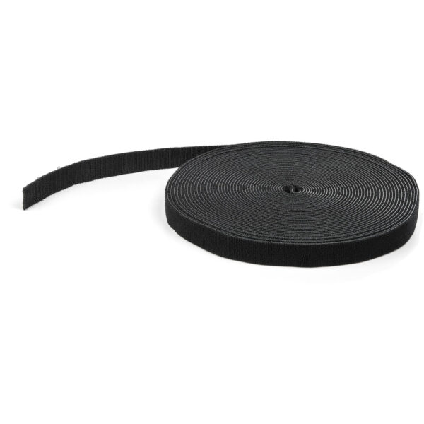 StarTech.com 15m Bulk Rol Klittenband - Op Maat te Knippen Herbruikbare Kabelbinders - Industriële Klitband Tape - Zelfklevende