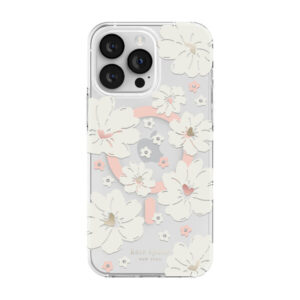 INCIPIO Kate Spade New York Protective Hardshell Case for iPhone 13 Pro - Pin Dot Ombre/Pink/Clear
