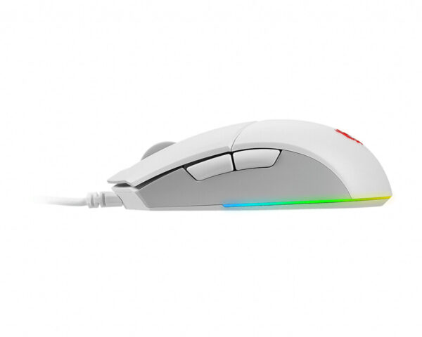 MSI CLUTCH GM11 WHITE muis Gamen Ambidextrous USB Type-A Optisch 5000 DPI - Afbeelding 9