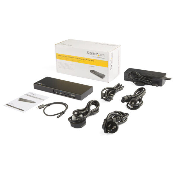 StarTech.com Dual 4K 60Hz monitor Thunderbolt™ 3 dock - PCIe M.2 en SD kaartlezer - Afbeelding 7