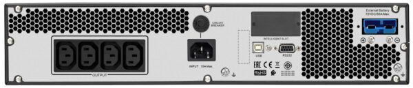 APC Easy-UPS On-Line SRV2KRILRK - 2000VA, 4x C13, USB, Railkit, extendable runtime - Afbeelding 5