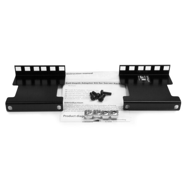 StarTech.com 2U Server rack raildiepte adapterset voor 10 cm verstelbereik - Afbeelding 2
