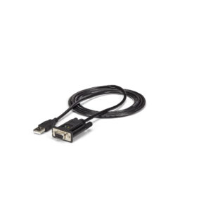 StarTech.com 1-Port USB naar Nulmodem RS232 DB9 Seriële DCE Adapterkabel met FTDI