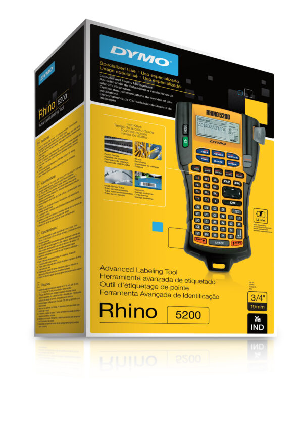 DYMO RHINO 5200 labelprinter Thermo transfer 180 x 180 DPI 10 mm/sec ABC - Afbeelding 4