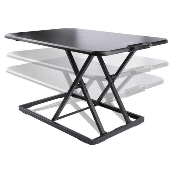 StarTech.com Laptop Zit Sta Bureau Converter, Max 8kg, In Hoogte Verstelbaar en Inklapbaar Bureau, Sit Stand Desk voor Kantoor/T - Afbeelding 6