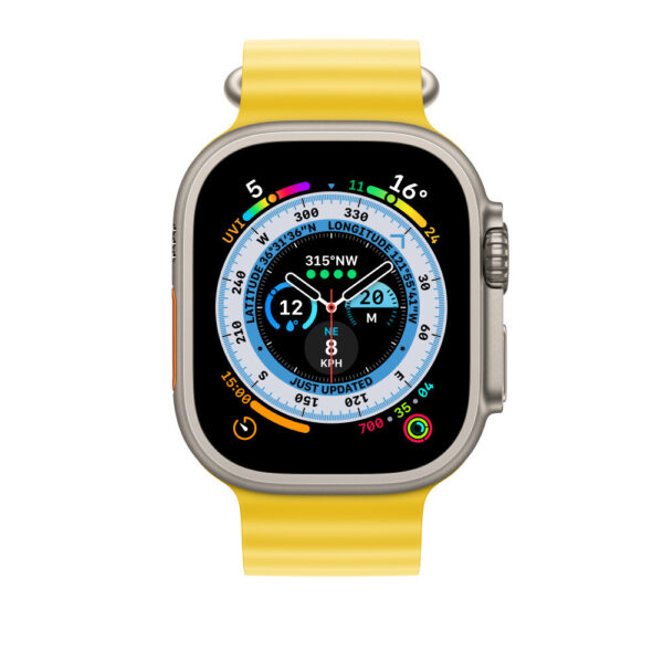 Apple MQED3ZM/A slimme draagbare accessoire Band Geel Fluorelastomeer - Afbeelding 3
