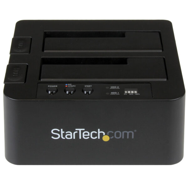 StarTech.com USB 3.1 (10Gbps) Standalone Duplicator Dock voor 2.5" & 3.5" SATA SSD/HDD schijven met Fast-Speed Duplication tot 2 - Afbeelding 7