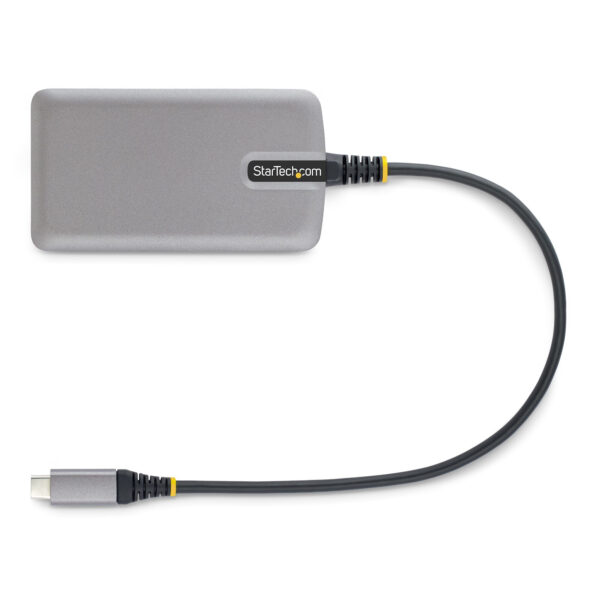 StarTech.com 3-Port USB-C Hub met Ethernet, 3x USB-A , Gigabit Ethernet RJ45, USB 3.0 5Gbps, Bus-Powered, 30cm Kabel, Compacte L - Afbeelding 5