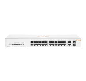 Hewlett Packard Enterprise Aruba Instant On 1430 26G 2SFP Unmanaged L2 Gigabit Ethernet (10/100/1000) 1U Wit