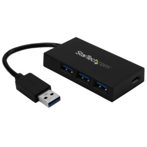StarTech.com 4 Port USB 3.0 Hub - USB Type-A met 3x USB-A en 1x USB-C Poorten SuperSpeed, USB Busvoeding, USB 3.2 Gen 1 (5Gbps)