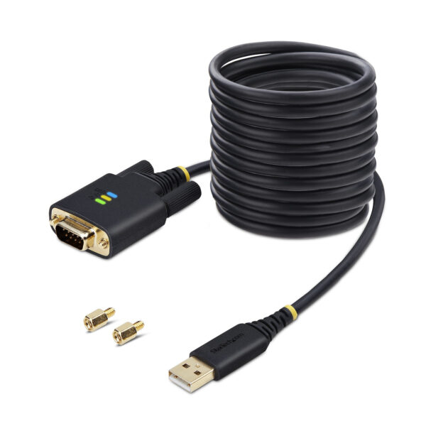 StarTech.com 3m USB naar Seriëel Adapter Kabel, COM Retention, Verwisselbare DB9 Schroeven/Moeren, USB-A naar RS232 DB9 Converte - Afbeelding 13