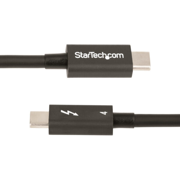 StarTech.com 1m Thunderbolt 4 Kabel, 40Gbps, 100W PD, 4K/8K Video, Intel-Certified Thunderbolt Kabel, Compatibel met USB4/Thunde - Afbeelding 3