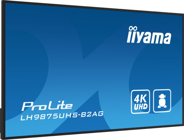 iiyama LH9875UHS-B2AG beeldkrant Digitale signage flatscreen 2,48 m (97.5") LED Wifi 500 cd/m² 4K Ultra HD Zwart Type processor - Afbeelding 18