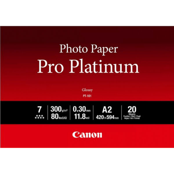 Canon 2768B067 pak fotopapier A2 Wit Hoogglans