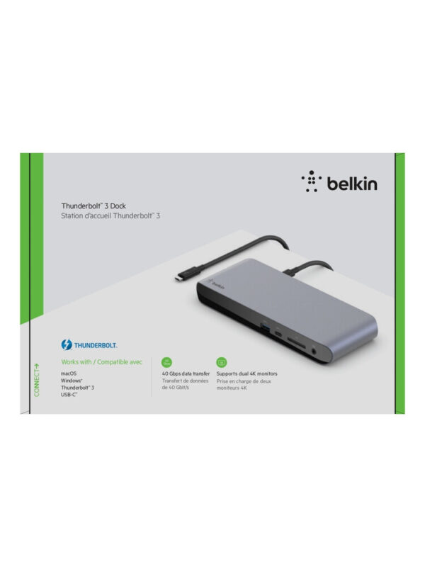 Belkin Thunderbolt 3 Dock Pro Bedraad Zwart - Afbeelding 9