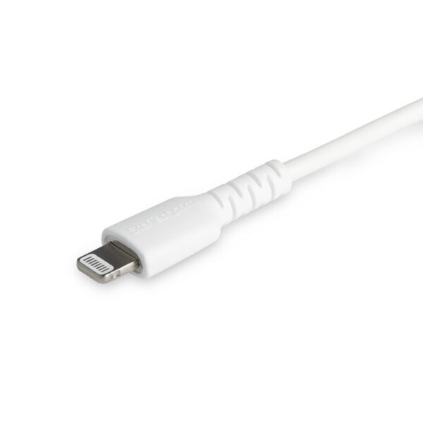 StarTech.com Premium USB-C naar Lightning Kabel 1m Wit - USB Type C naar Lightning Charge & Sync Oplaadkabel - Verstevigd met Ar - Afbeelding 4
