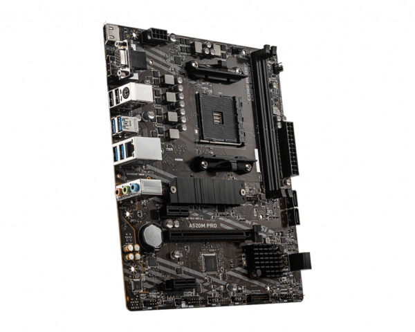MSI A520M PRO moederbord AMD A520 Socket AM4 micro ATX - Afbeelding 3
