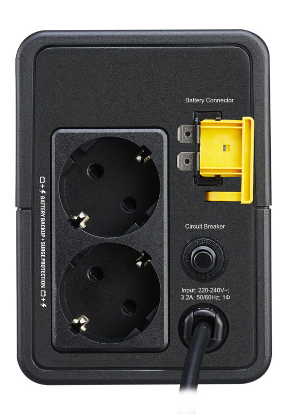 APC Back-UPS BVX700LI-GR Noodstroomvoeding - 700VA, 2x stopcontact - Afbeelding 3