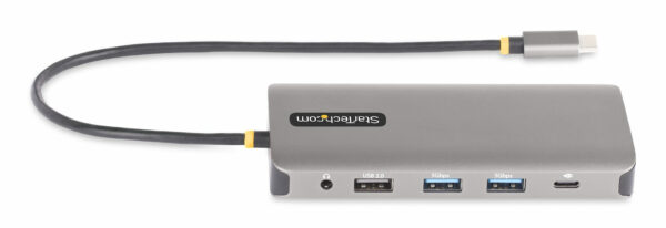 StarTech.com USB-C Triple Monitor Multiport Adapter, 5Gbps, Dual 4K 60Hz + 4K 30Hz HDMI & DisplayPort, 4-Port USB Hub, 100W PD P - Afbeelding 6
