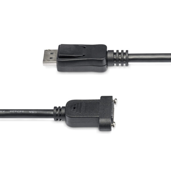 StarTech.com 91cm Panel Mount DisplayPort Kabel - 4K x 2K - DisplayPort 1.2 Verlengkabel Male to Female - DP Adapterkabel met DP - Afbeelding 4