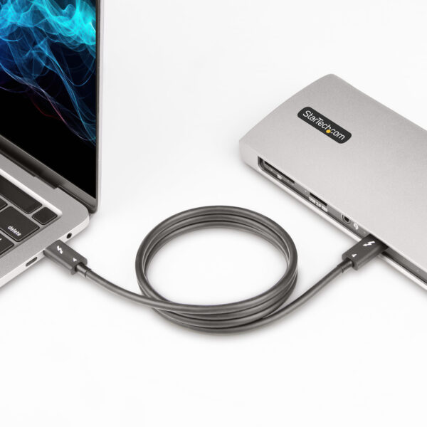 StarTech.com 1m Thunderbolt 4 Kabel, 40Gbps, 100W PD, 4K/8K Video, Intel-Certified Thunderbolt Kabel, Compatibel met USB4/Thunde - Afbeelding 9