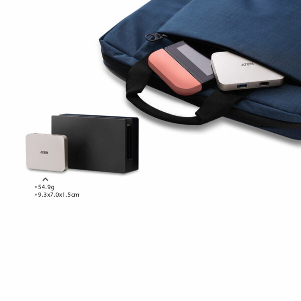 ATEN USB-C 4K Ultra Mini Dock met Power Pass-Through - Afbeelding 4