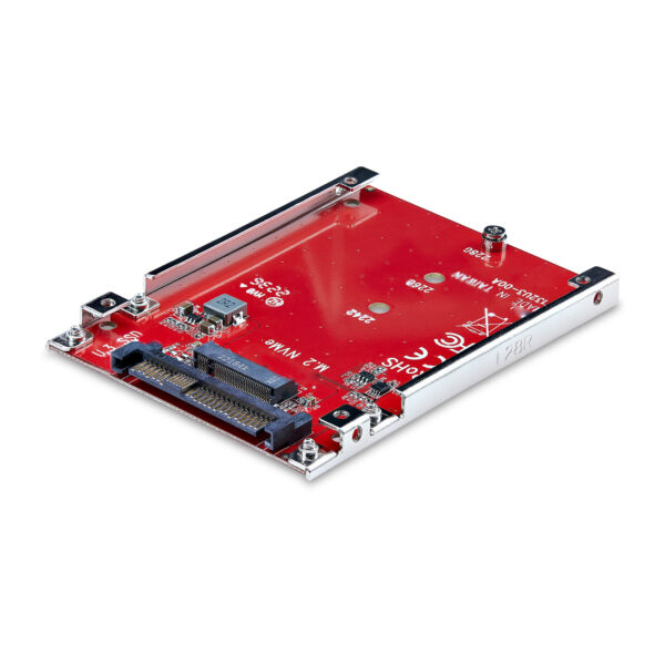 StarTech.com M.2 naar U.3 Adapter voor M.2 NVMe SSDs, PCIe M.2 Schijf naar 2.5inch U.3 (SFF-TA-1001) Host Adapter/Converter, TAA