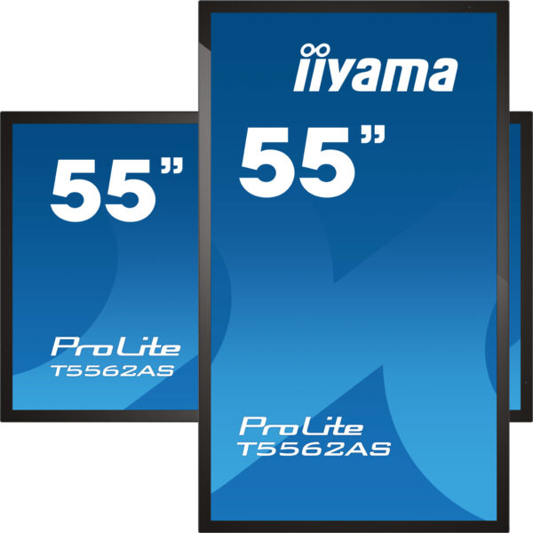 iiyama T5562AS-B1 beeldkrant Interactief flatscreen 138,7 cm (54.6") VA 500 cd/m² 4K Ultra HD Zwart Touchscreen Type processor A - Afbeelding 12