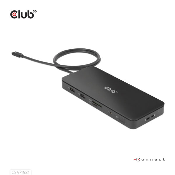 CLUB3D Thunderbolt 4 Certified 11-in-1 Docking Station - Afbeelding 17