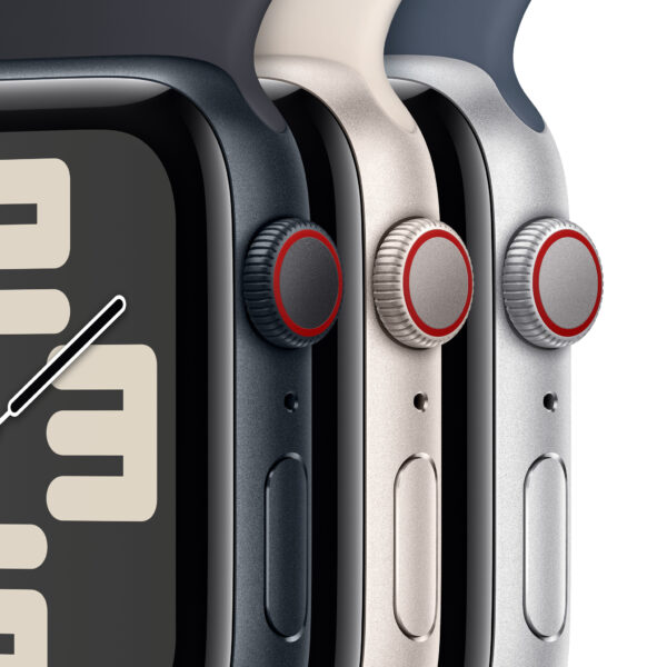 Apple Watch SE OLED 40 mm Digitaal 324 x 394 Pixels Touchscreen 4G Zwart Wifi GPS - Afbeelding 4