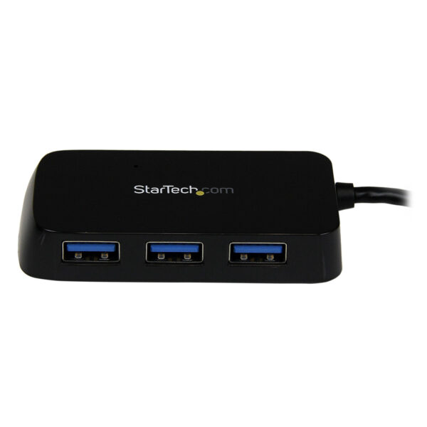StarTech.com Draagbare 4-poorts SuperSpeed USB 3.0 hub - 5Gbps - zwart - Afbeelding 5