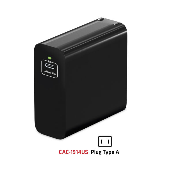 CLUB3D Travel Charger 140 Watt GaN technology, Single port USB Type-C, Power Delivery(PD) 3.1 Support - Afbeelding 17