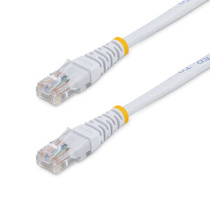 StarTech.com 15 m Cat5e Gegoten RJ45 UTP Netwerkkabel Wit