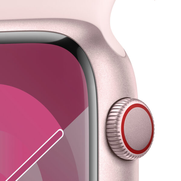 Apple Watch Series 9 45 mm Digitaal 396 x 484 Pixels Touchscreen 4G Roze Wifi GPS - Afbeelding 7