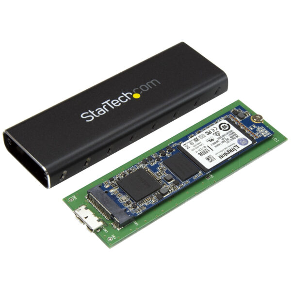 StarTech.com M.2 SSD Behuizing voor M.2 SATA SSDs - USB 3.0 (5Gbps) met UASP - Externe M.2 SSD Behuizing - Aluminum - Afbeelding 14