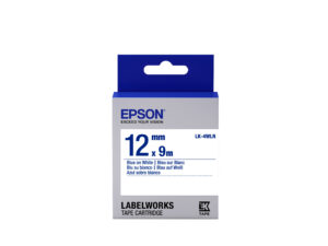 Epson Standard Tape - LK-4WLN Std Blue/Wht 12/9