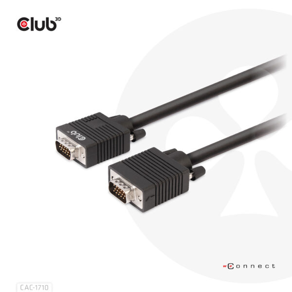 CLUB3D VGA Cable Bidirectional M/M 10m/32.8ft 28AWG - Afbeelding 8