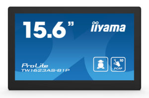 iiyama TW1623AS-B1P beeldkrant Interactief flatscreen 39,6 cm (15.6") Wifi 450 cd/m² Double Full HD Zwart Touchscreen Type proce