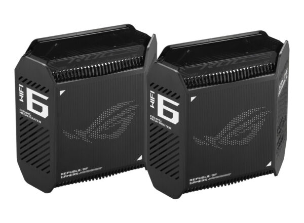 ASUS ROG Rapture GT6 (B-2-PK) Tri-band (2.4 GHz / 5 GHz / 5 GHz) Wi-Fi 6 (802.11ax) Zwart 4 Intern - Afbeelding 4