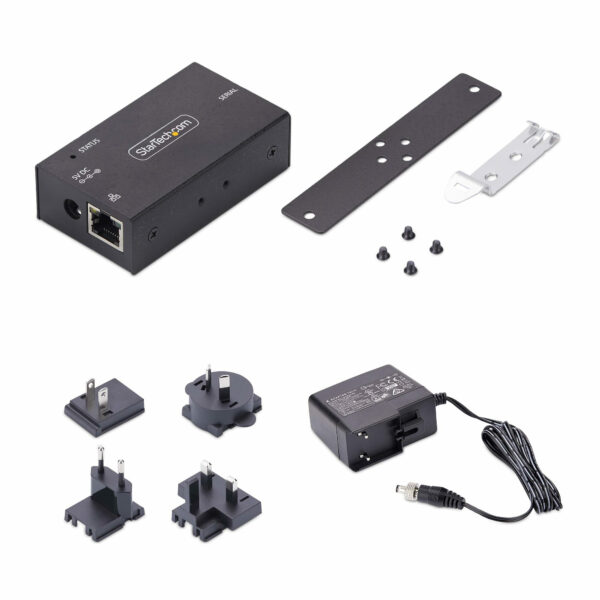 StarTech.com 1-Port Serieel naar Ethernet Adapter, IP Serial Device Server voor Remote RS232 Apparatuur, Muur/DIN Rail Monteerba - Afbeelding 2