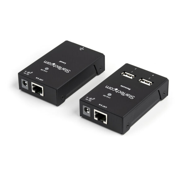 StarTech.com 4-Port USB 2.0 Extender - 40m USB Over Cat5/Cat6 Verlenger - Compacte USB 2.0 Over Ethernet Extender - Afbeelding 3