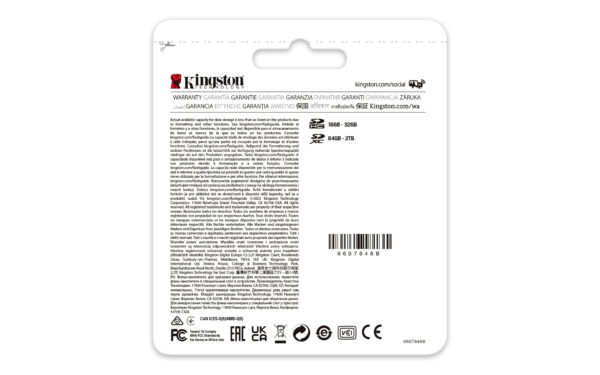 Kingston Technology 256GB Canvas React Plus SDHC UHS-II 300R/260W U3 V90 voor Full HD/4K/8K - Afbeelding 4
