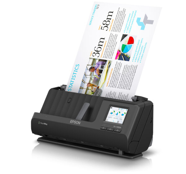 Epson ES-C380W compacte A4-documentscanner met Wi-Fi-connectiviteit en U-traject - Afbeelding 5
