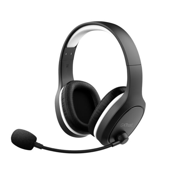 Trust GXT 391 Thian Headset Bedraad en draadloos Hoofdband Gamen USB Type-C Zwart, Wit - Afbeelding 2