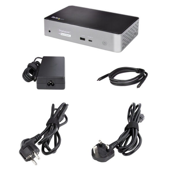 StarTech.com USB-C Dock, 4K 60Hz Quad Monitor DisplayPort & HDMI, Universeel USB Type-C Docking Station met 100W Power Delivery, - Afbeelding 7
