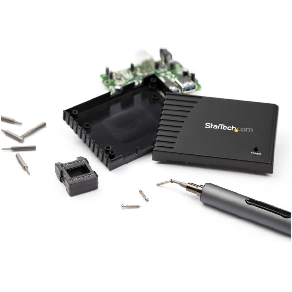StarTech.com 20 Bit Elektrische Precisie Schroevendraaier Set - Mini Schroevendraaier op Batterij voor Laptop, Computer, Tablet, - Afbeelding 2