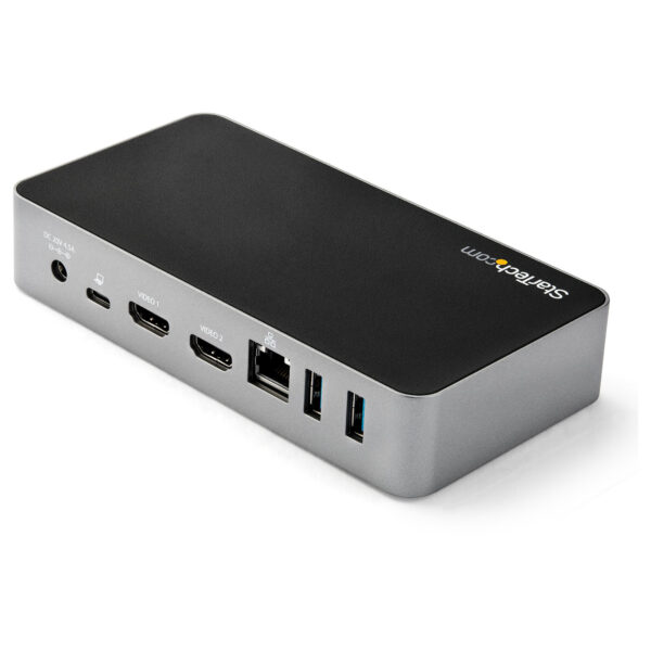StarTech.com USB-C Dock - Dual Monitor 1080p HDMI Laptop Docking Station - 65W Power Delivery - 1x USB-C, 3x USB-A, Ethernet - D - Afbeelding 3