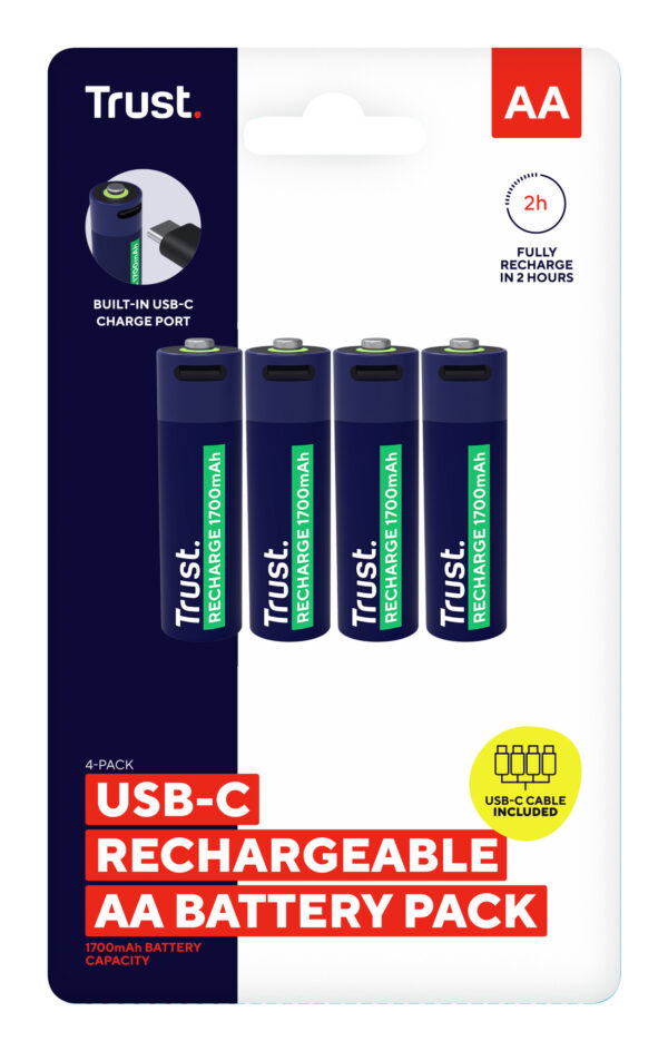 Trust 25631 huishoudelijke batterij Oplaadbare batterij AA - Afbeelding 5